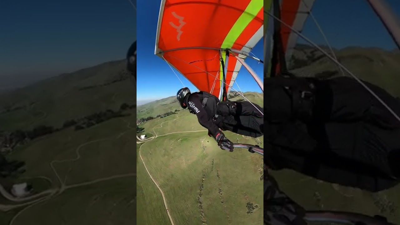 2022-01-30 Speed Hanggliding at Ed R Levin County Park, CA.