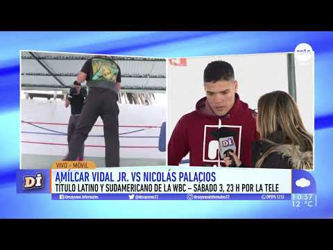 Amilcar Vidal Jr. se prepara para defender el título latino y sudamericano de la WBC