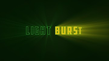 After effect tutorial | Light burst