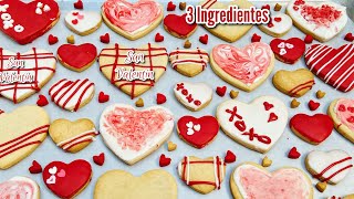 Vende Galletas ¡3 ingredientes!  San Valentín