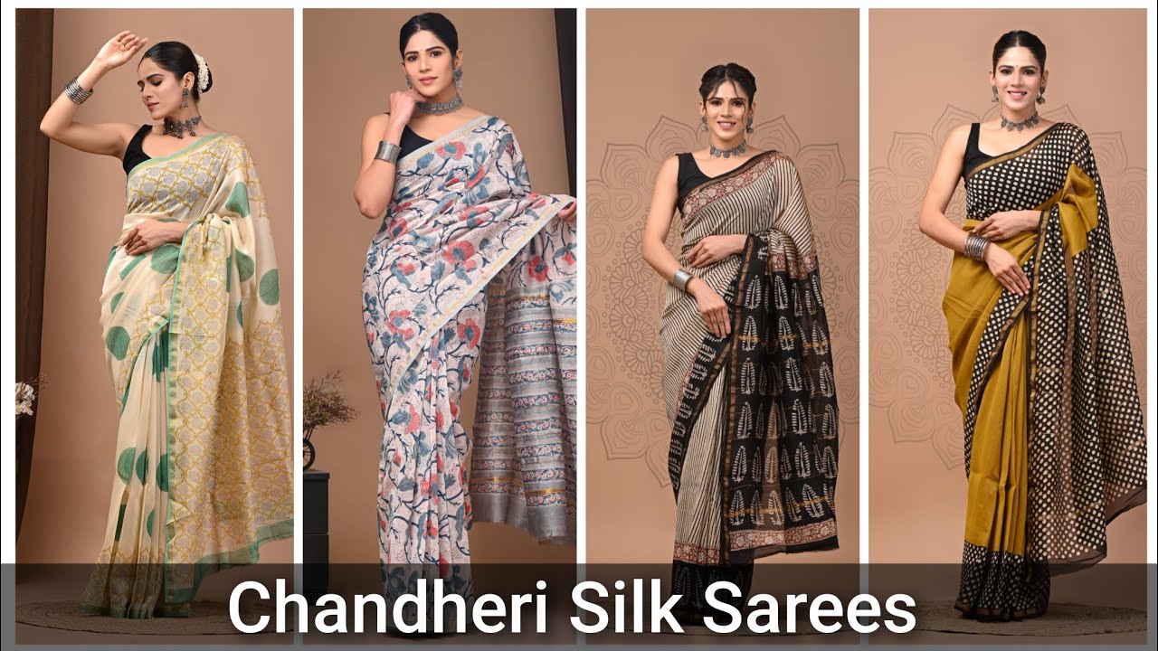 Pure Chandheri Silk Sarees | Wholesale Price | Cash On Delivery Available 👍 Whatsapp 9492213172