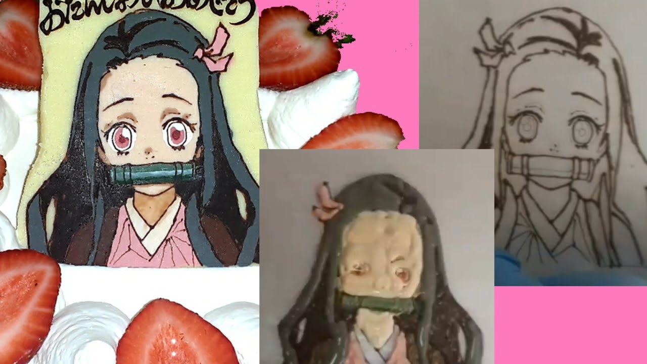 木滅ねずこ描いた キャラチョコ作り方 キャラデコ作り方 Youtube