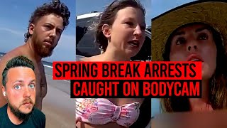 Famous Wildest Spring Break Arrests Caught on Bodycam in Florida @LawAndCrime Reaction Wealth