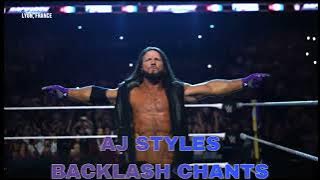 AJ Styles Backlash Crowd Chants France 'il est vraiment phénomenal' WWE