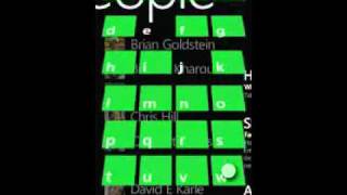 People Hub on Windows Phone 7