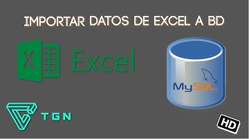 Migracion de datos de Excel a MySQL
