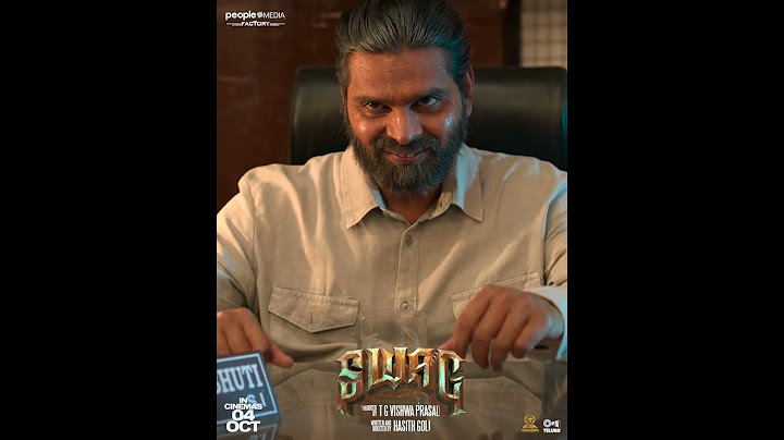 కరిభి ద్గిరిభిత్!🤘🏻~ SWAG Theatrical Trailer | Out Now | Sree Vishnu | Hasith Goli | TG VishwaPrasad