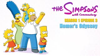 The Simpsons with Commentary Season 1 Episode 3 - Homer's Odyssey