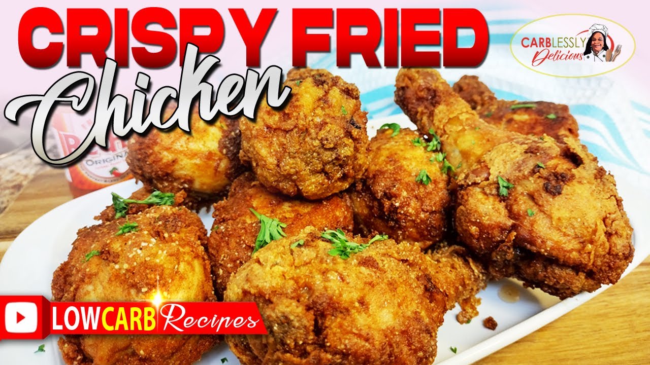 Keto Fried Chicken using Whey Protein Powder to replace flour ️ YouTube