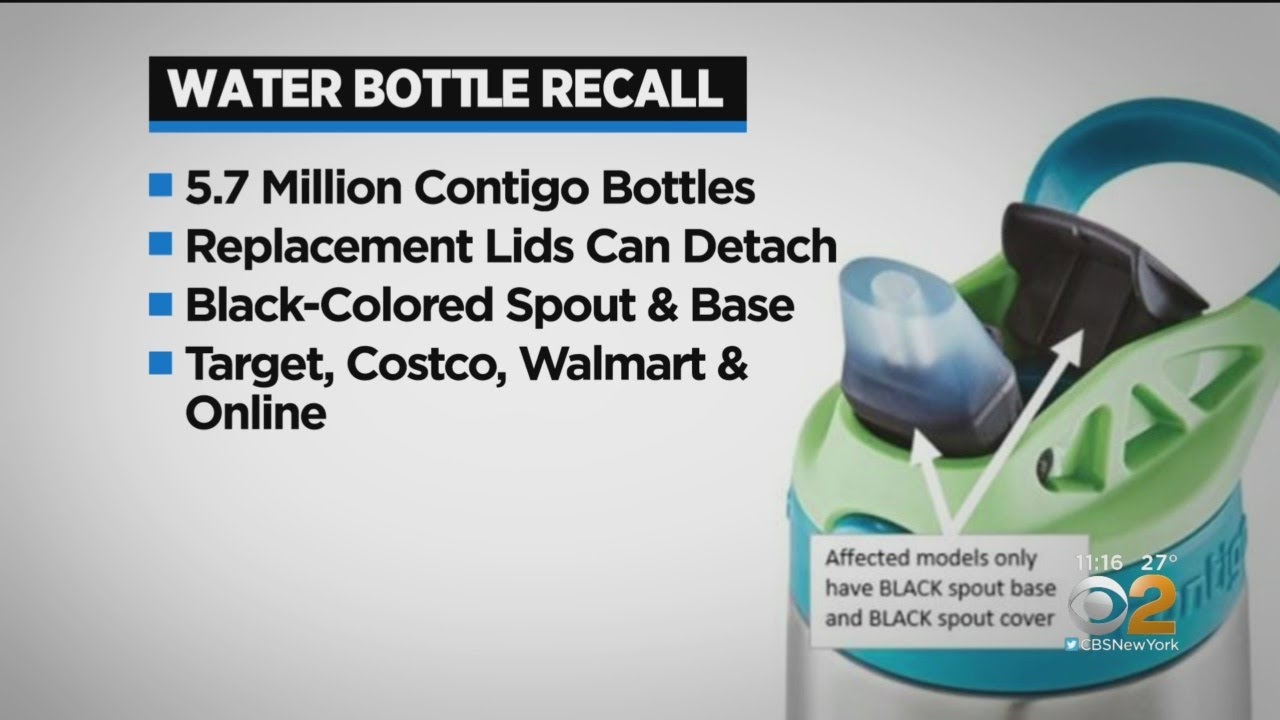 Contigo Water Bottles Recalled Over Possible Choking Hazard YouTube