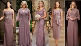 Mauve Mother of the Bride Dresses - Dusty, Dark, and Vintage Mauve Outfits - Wedding Dress Ideas