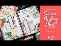 DIY | Cancun Travel Sheet | The Happy Planner