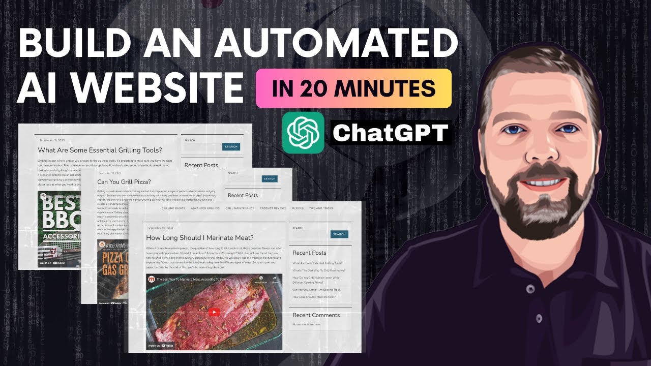 How to Build A Website With ChatGPT \u0026 AIWiseMind (Tutorial)