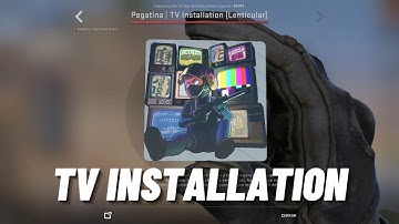 TV Installation (Lenticular) Sticker | CSGO 10th anniversary capsule