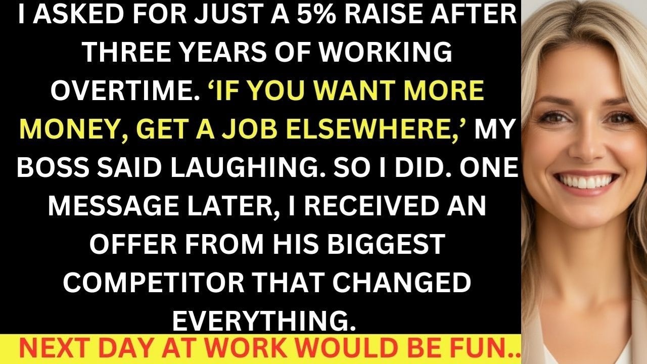 Мой начальник рассмеялся, когда я попросил прибавку к зарплате на 5%, поэтому я применил свои нав...