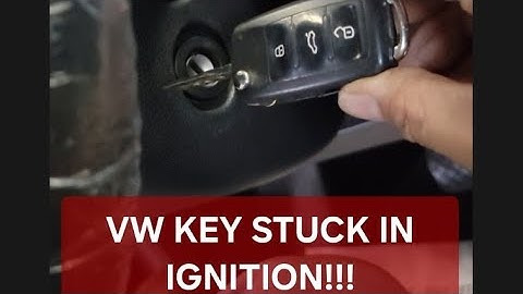 Volkswagen Key Stuck In Ignition #automotive #mechanic #vw #volkswagen
