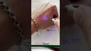 Invisible ink pen.  https://www.nomsi.shop
