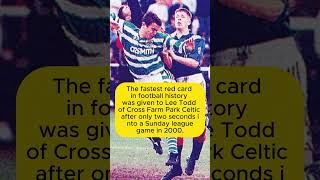 The Fastest Red Card Was Given After Just 2 Seconds #football #soccer #facts #redcard #record