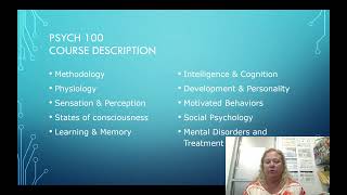 Syllabus Overview - Psych 100 Fall 2025