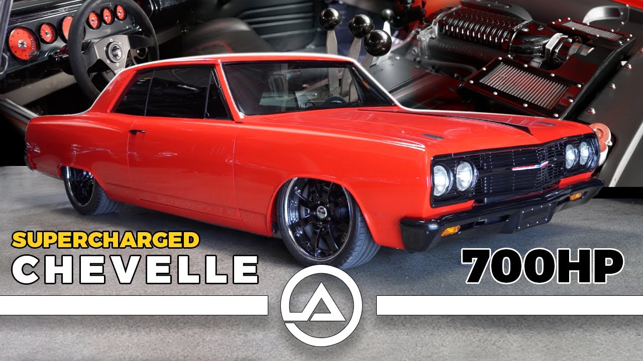 ⁣Badass 700HP Whipple Supercharged Chevy Chevelle Restomod