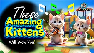 5 Little Kittens Soft as Mittens | Kids Nursery Rhymes screenshot 5