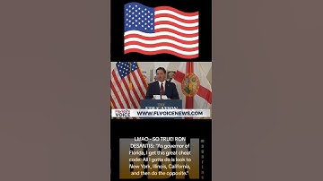 Florida Gov. Ron DeSantis explains his hack to being a great governor