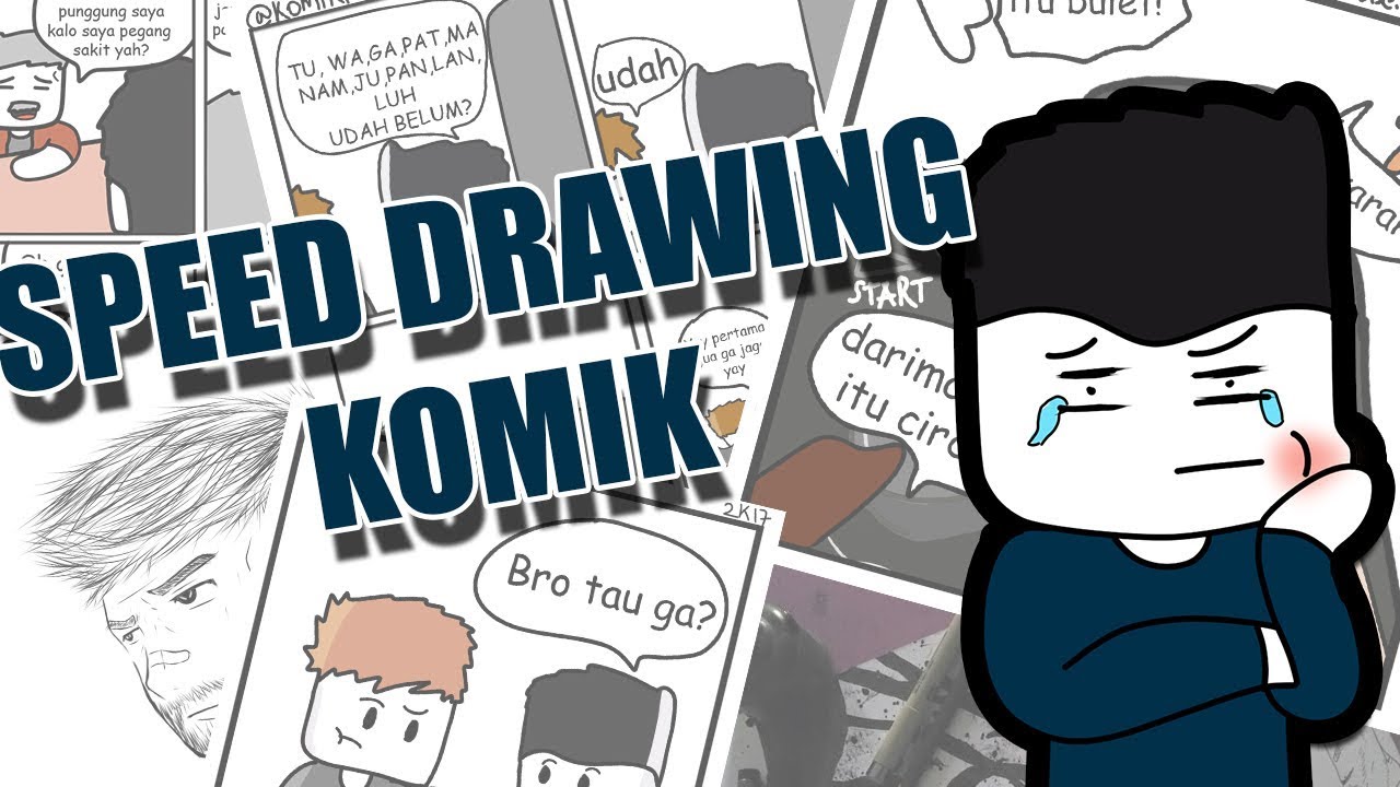 Speed Drawing Komik Ngecek 