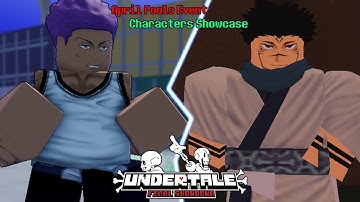 APRIL FOOLS EVENT!!! Undertale : Final Showdown Event Characters - Sukuna And Hakari Showcase