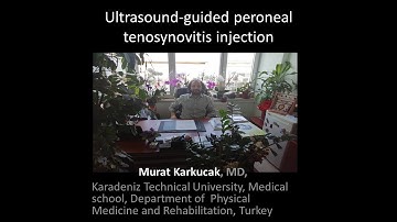 Ultrasound-guided peroneal tenosynovitis injection, by Prof Murat Karkucak MD