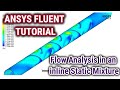 ANSYS Fluent Tutorial | Flow Analysis in an inline Static Mixture | ANSYS CFD Tutorials | Training