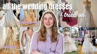 all the wedding dresses I tried on but didn't choose 🦢