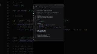 Python Memory Shock 😳 8MB or 30MB? sys.getsizeof() Explained in 60s #hitcodear #coding #programming