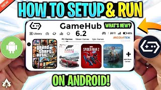 🔥 GAMEHUB EMULATOR ANDROID V6.2 UPDATE - SETUP/LSFG FRAME GENERATION & GAMEPLAY! WINDOWS EMULATOR screenshot 1