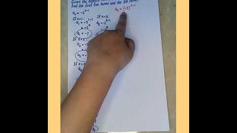Grade 10 | Explicit Formula | Finding 1st 5 terms of geometric sequence using explicit formula.