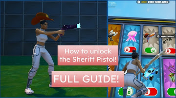How to unlock the SHERIFF PISTOL in 1v1 with Every Gun!