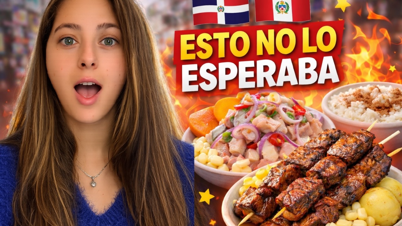 Dominicano prueba COMIDA PERUANA 🇵🇪 y su reacción me dejó SIN PALABRAS