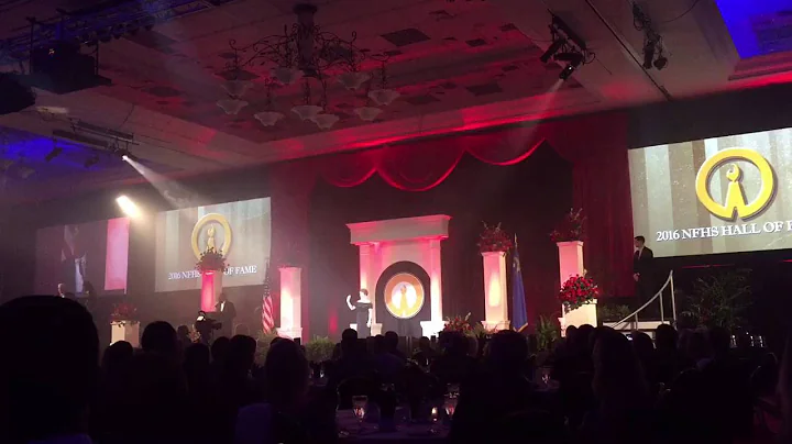 Peg Kopec introduction at 2016 NFHS High School Hall of Fame