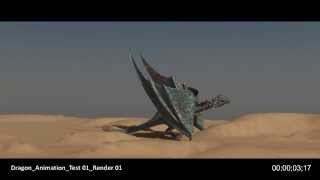 Game of Thrones Dragon - Animation Test 01