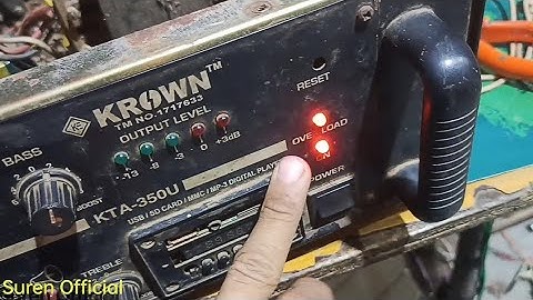 300 Watt Amplifier Overload problem Repair || Ahuja Amplifier Overload Problem
