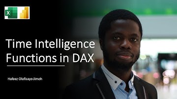 Introduction to Time Intelligence Functions