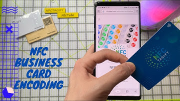 NFC Business Card Reading and Writing using TagWriter and Android.