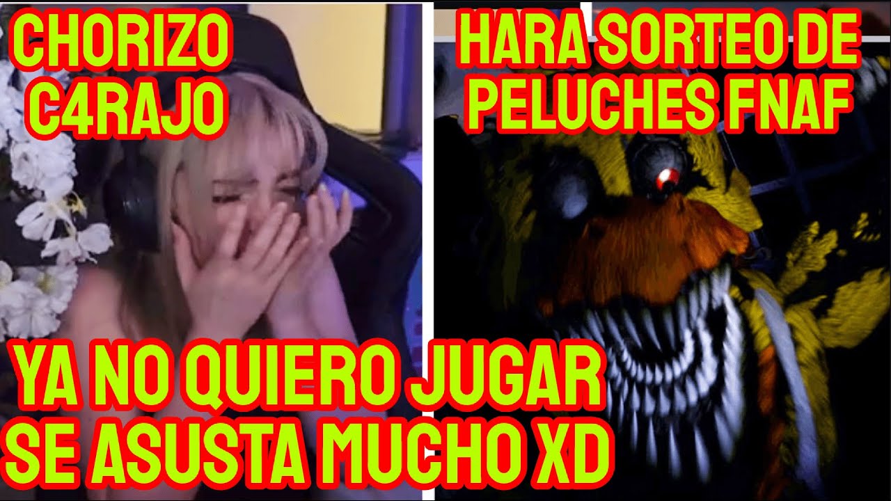 SYLVEE JUEGA FNAF 4 Y GRITA DEL MIEDO + APRENDE DE FERNANFLOO Y GRITA CHORIZO CRJ XD