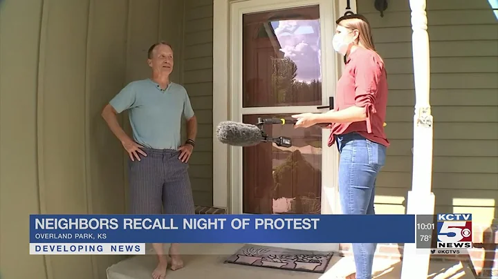 Neighbors in Overland Park recall night of protest