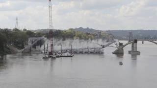 Broadway Bridge FINALLY comes down