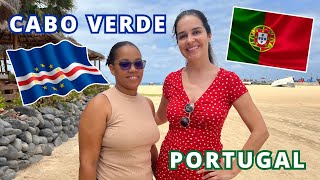 Portuguesa tenta falar crioulo de Cabo Verde...