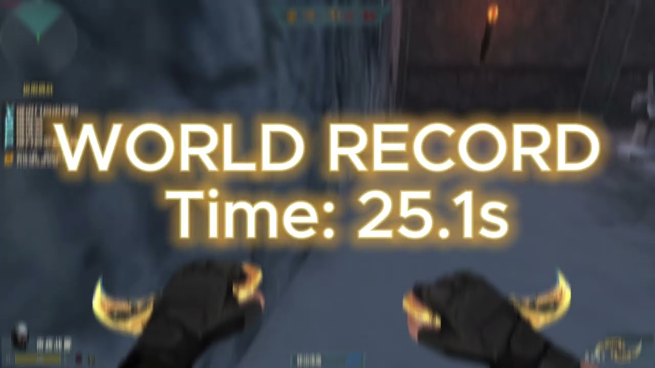 [Truy Kích - Battle Teams] World Record: Frozen Ruins (1) - Time: 25.1s & Dust 2 - Time: 35.54s