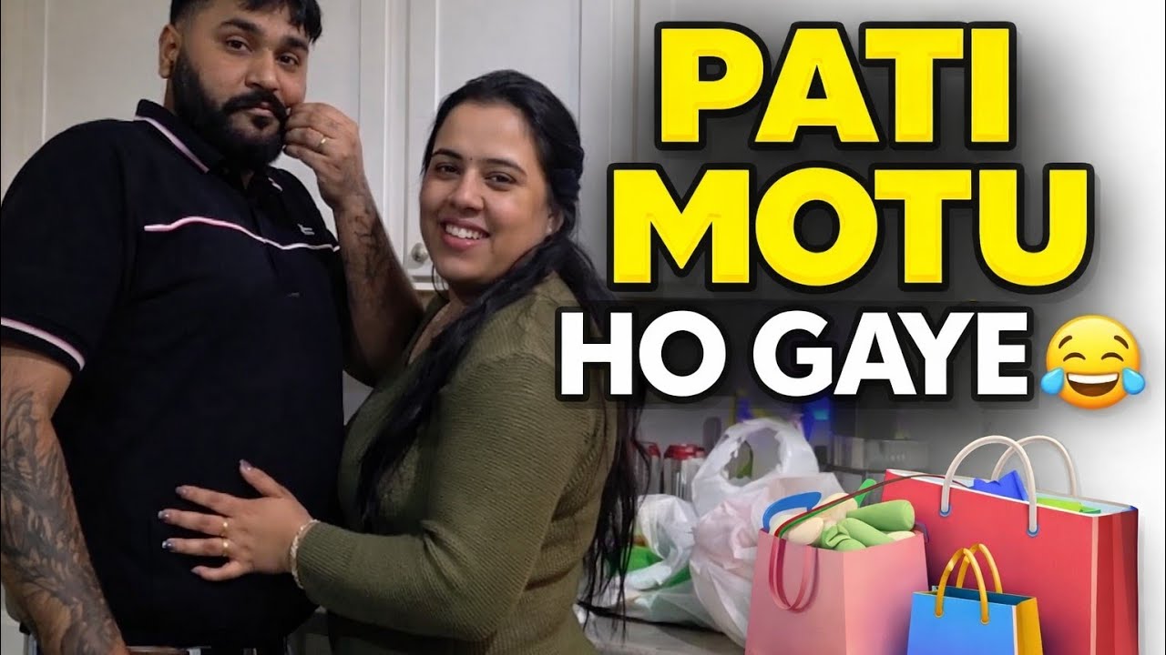 Mere Pati Motu Ho Gaye 😅 | Shopping Day 🛍️ | Fun Couple Vlog