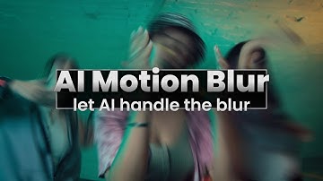 AI Motion Blur for Premiere Pro or After Effects