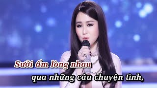 Karaoke Cõi nhớ Tone Nữ - Ý Linh ( Beat Chuẩn )