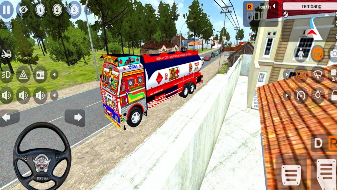 Indian Oil Tanker Delivery in Bus Simulator Indonesia (Bussid Mod)